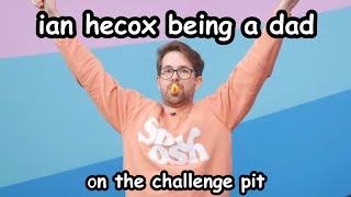 ian hecox being a dad on the challenge pit