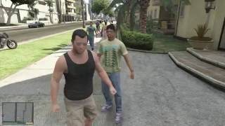 GTA 5 - Michael handles a bully