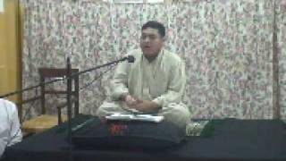 Son of the Late Ustaad Pyare Khan reciting