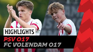 Het regent prachtige doelpunten 😍🚀 | Highlights PSV O17 - FC Volendam O17