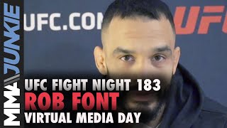 Rob Font thanks Calvin Kattar for push through ACL rehab | UFC Fight Night 183 interview