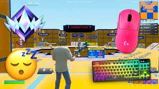 Fortnite The Pit Gameplay👑 Apex Pro TKL Keyboard ASMR😴 Best NEW Unreal Mouse \u0026 Keyboard Settings