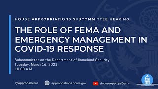 The Role of FEMA and Emergency Management in COVID-19 Response (EventID=111322)