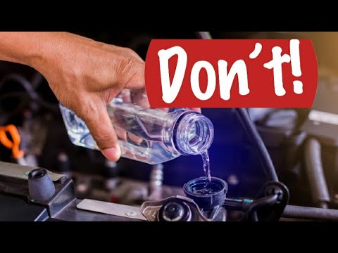 Can I put water in my radiator instead of coolant?