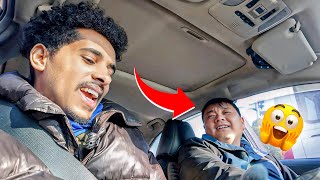 ምንድን ነው እምትበሉት?  Taxi Driver's PRICELESS Reaction to My Chinese Skills!