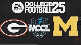 NCCL: #6 Michigan (0-0) vs Georgia  (0-0) 2030 Week 1 CS4