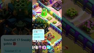 Townhall 17 vs Sneaky goblin 👺#clashofclans #coc #cocupdate #th17 #th17update #sumit007 #clangames