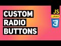 Custom Radio Buttons Tutorial | Design Custom Radio Buttons using CSS & jQuery