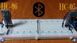 Make a communication between HC-05 and HC-06 Bluetooth modules with Arduino