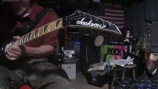 Greg playing Old School 80's Rock Ballad Style with Jackson Guitar Winter Holiday Jamming