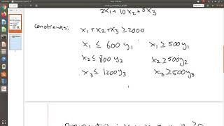 Integer Programming (Project Planning) Example 2: LibreOffice Calc