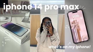 WHAT’S ON MY IPHONE 14 PRO MAX | iOS 16 customization & apps