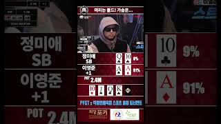 포커페이스 PFGT ㅣ 플롭 투 페어 vs 에어라인!ㅣ가슴이 자꾸 시킨다!ㅣ POKERFACEᅵᅵㅣ포커ᅵ포커페이스GTᅵ#2 PFGTᅵ#POKER