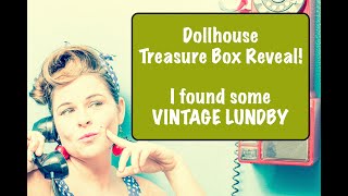 Dollhouse Furniture Treasure BOX Reveal, Vintage Lundby