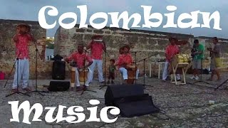 Traditional Colombian music in Cartagena's old town