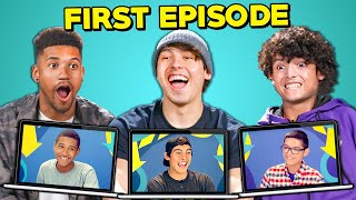 College Kids React To Their FIRST EPISODE Of Teens React (Darius, Alberto, Carlos) | Reactception