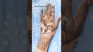 Latest peacock mehndi design |mehndi design | new mehndi design | stylish mehndi design |