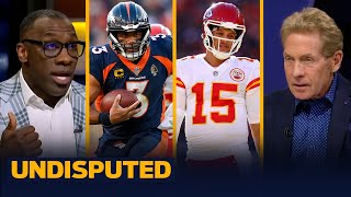 Patrick Mahomes throws 3 TDs in Chiefs win vs. Broncos, Russell Wilson concussed | NFL | UNDISPUTED