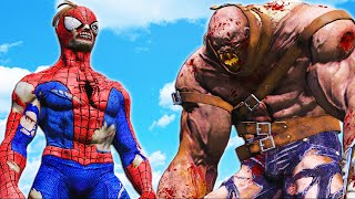 ZOMBIE SPIDERMAN VS ZOMBIE HULK - EPIC BATTLE