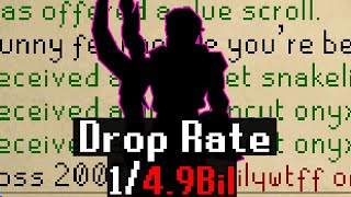 What is the Rarest Drop in the History of Oldschool Runescape?