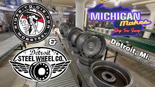 Mobsteel \u0026 Detroit Steel Wheels -Shop Tour- Made In America- Michigan Makes Series