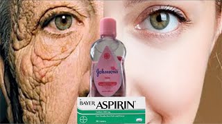 Aspirin Ve Bebek Yağı Kaç Yaşında Olursan Ol Kırışıklıkları Tek Tek Açar ! Cilt Germe, BOTOKS Etkisi