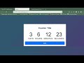 3. Styling the Counter Part 1 | JavaScript Countdown Project Tutorial