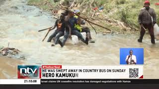 Search for police who was swept away by floods in Nairobi