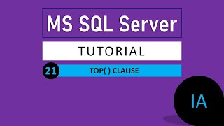 21. TOP Clause in MS SQL Server | SQL Server Tutorial in Hindi
