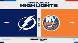 NHL Highlights | Lightning vs. Islanders - April 6, 2023