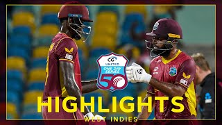 Highlights | West Indies v New Zealand | New Zealand Win By 50 Runs | 2nd CG United ODI Series