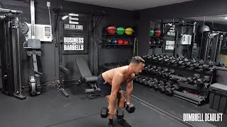 How to do Dumbbell Deadlifts