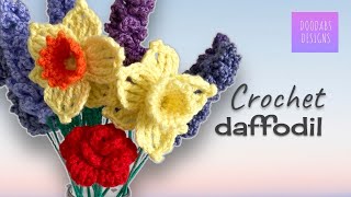 How to Crochet a Daffodil Stem | Beautiful Floral Decor - You Should Learn This!