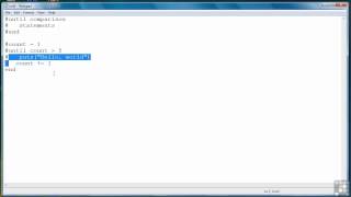 Ruby Programming Tutorial | Until Loops