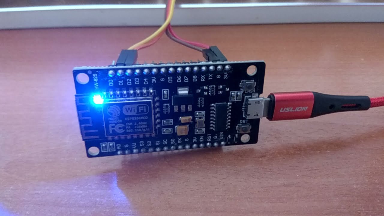 Built-in LED Flashing Esp8266 Test - YouTube