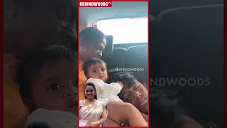 அண்ணன் முடிய புடிச்சு இழுத்து சேட்டை பண்ண Gayathri Yuvraaj மகள் 🥰 Cute Video