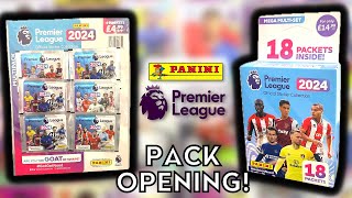 MULTIPACK & MEGA MULTISET! | PANINI PREMIER LEAGUE STICKER COLLECTION 2024 | 24 PACK OPENING!