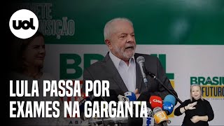 Lula faz exames na garganta e médico considera resultados normais