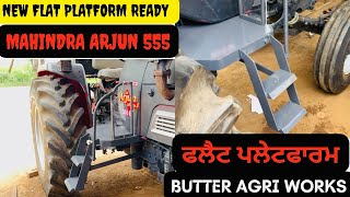 New flat platform ready // Mahindra Arjun 555 // All tractor modification