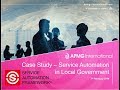 Service Automation in Local Government