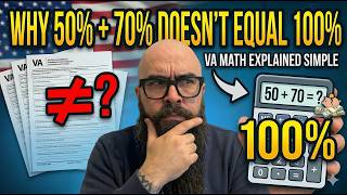 Why 50% + 70% Doesn't Equal 100% VA Disability (VA Math Explained)