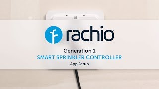 App Setup — Generation 1 Smart Sprinkler Controller