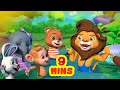 पार्क में एक अजनबी आया - Bandar Mama Rhymes | Hindi Rhymes for Children | Infobells