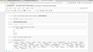 24 Python NLTK Tokenization