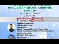 FPK, Kesihatan Mental dan Pendidikan Semasa Pandemik Covid19 (Syarahan FPK 5/2021)