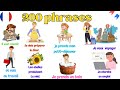 Apprendre 200 phrases en français.