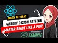 Master the Factory Design Pattern in React ⚙️ Real-World Code Tutorial 🔥