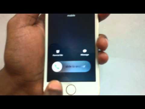 How to reject an incoming call on iPhone when it is locked? How to reject an incoming call on iPhone when it is locked?