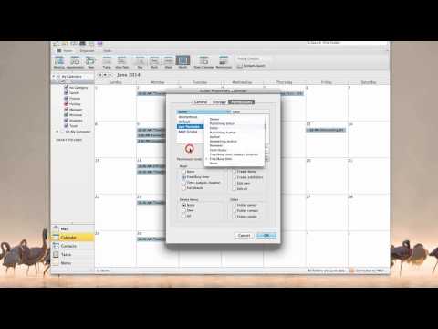 Mac Outlook 2011 - Calendars & Sharing Mac Outlook 2011 - Calendars & Sharing