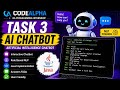 CodeAlpha Java Programming Internship | Task 3 Artificial Intelligence Chatbot | Java Project Demo